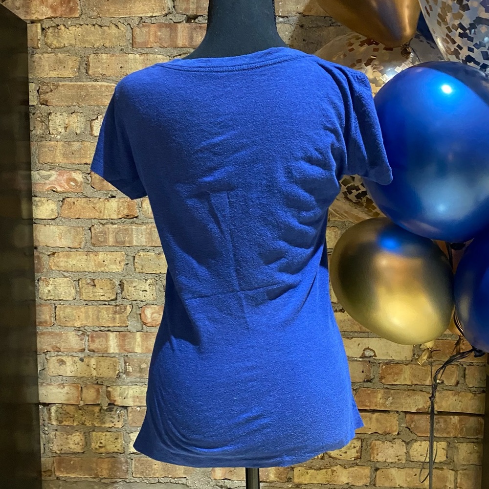 DePaul University V-Neck Tee in Blue - Picture 2 of 4